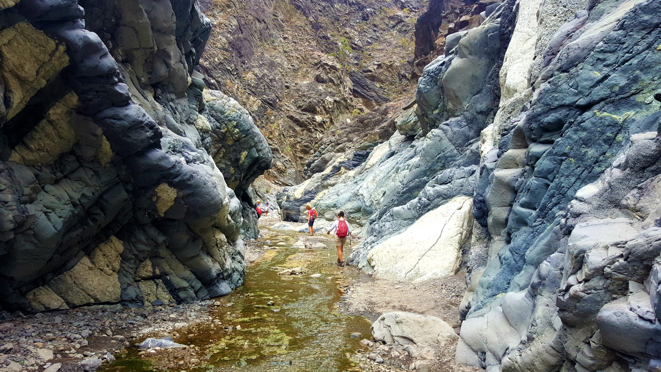 Barranco de Las Angustias Caldera de Taburiente La Palma