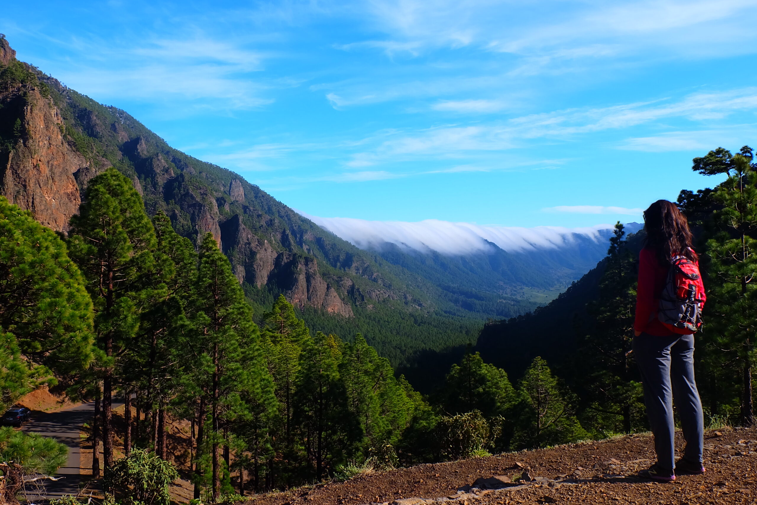 La Hilera desde La Cumbrecita EL Paso La Palma