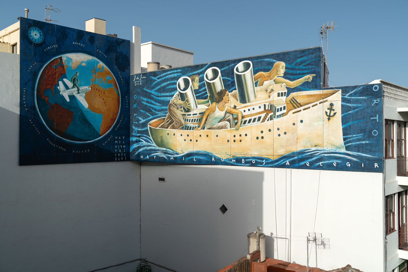 Hay mil vientos posibles, hay mil rumbos a elegir Javier de juan