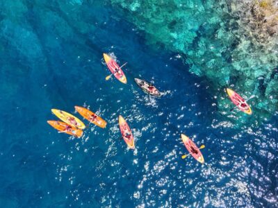 kayak cueva bonita dron
